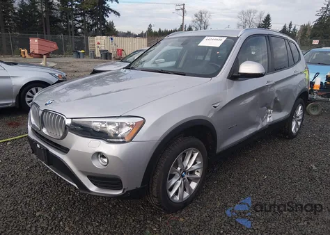 2016 BMW X3 xDrive28I из США, поврежденный, VIN 5UXWX9C59G0D81053